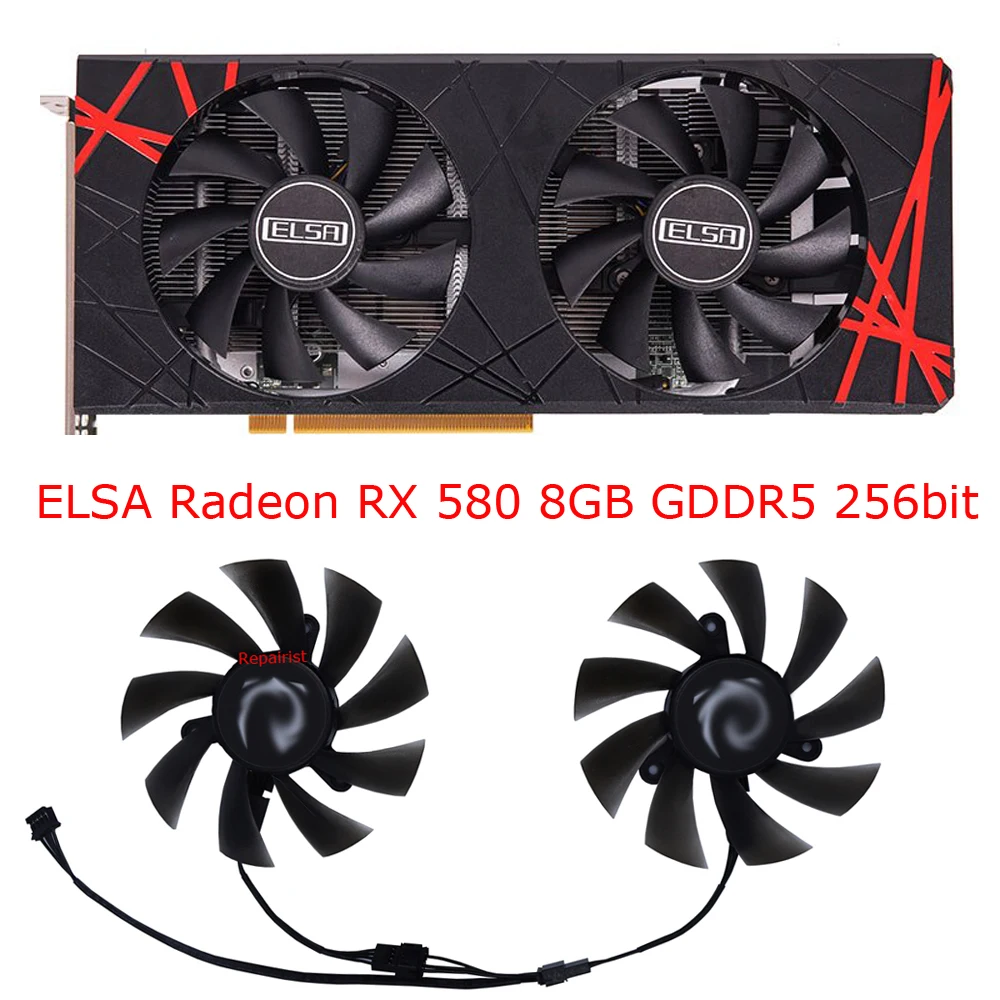 2Pcs/Set,PLA09215B12H,GPU Grap - Rx 580 8Gb 2048Sp Gpu 评论和价格